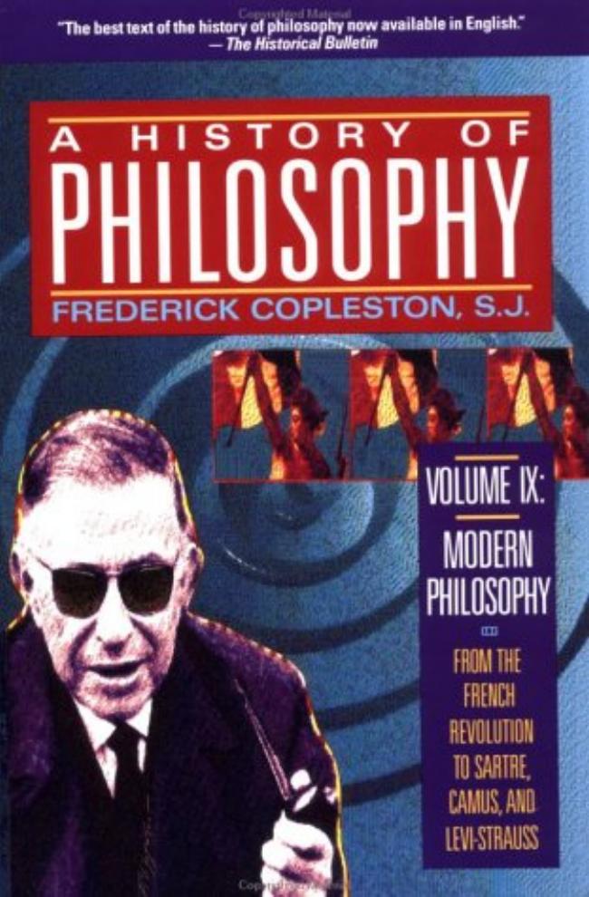 A History of Philosophy Vol 9 Moder Philosophy -From The French Revolution to Sartre , Camus and Levi-Strauss by Unknown