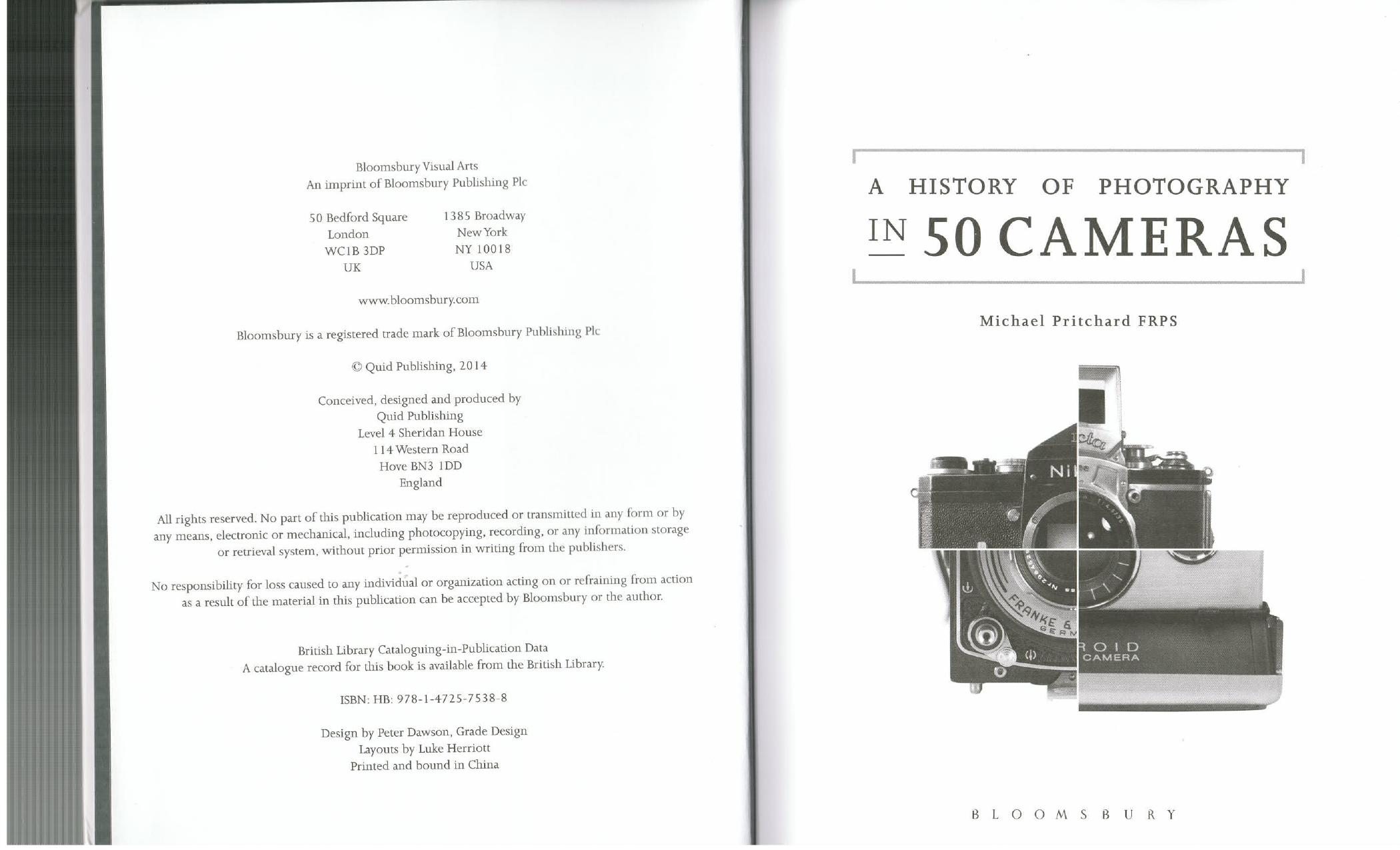 A History of Photography in 50 Cameras by Michael Pritchard