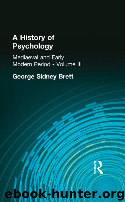 A History of Psychology by Brett George Sydney