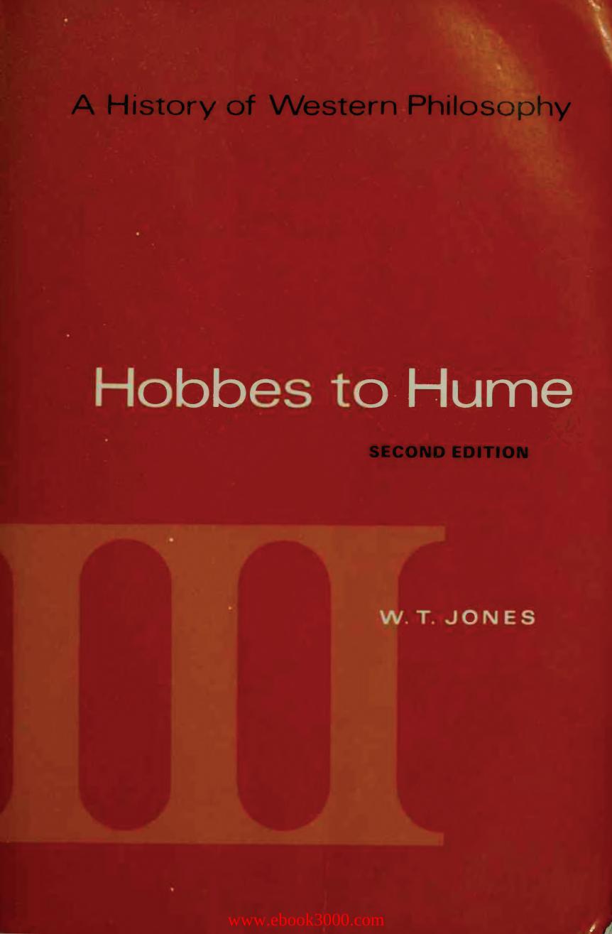 A History of Western Philosophy: Hobbes to Hume, Volume III (v. 3) by Unknow