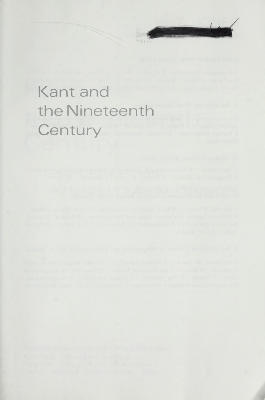 A History of Western Philosophy: Kant and the Nineteenth Century by W. T. Jones