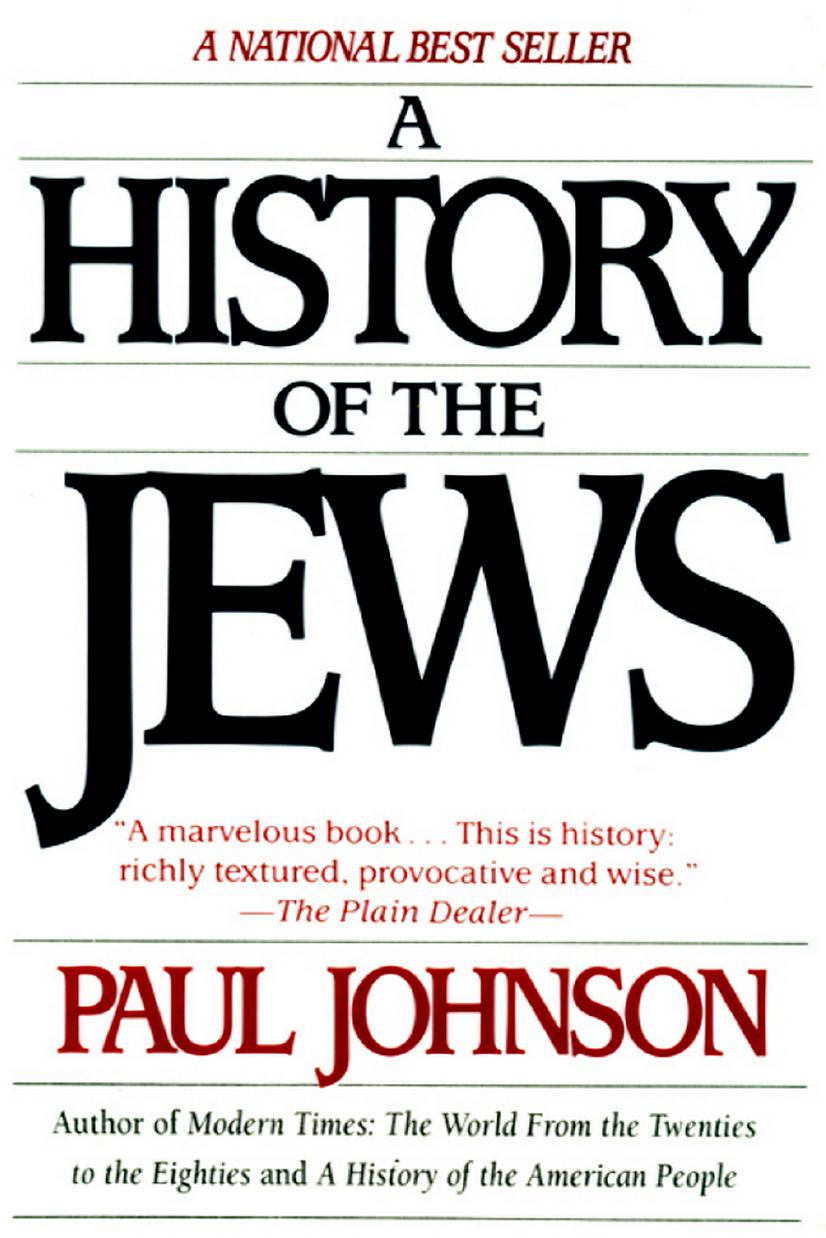 A History of the Jews by Paul Johnson