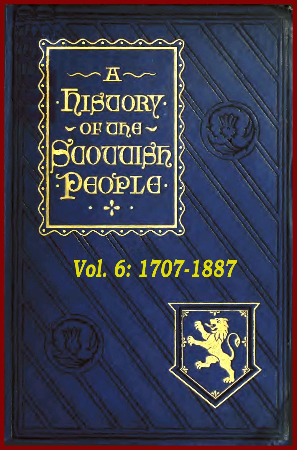 A History of the Scottish People by Thomas Thomson
