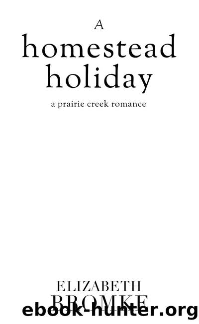 A Homestead Holiday by Elizabeth Bromke