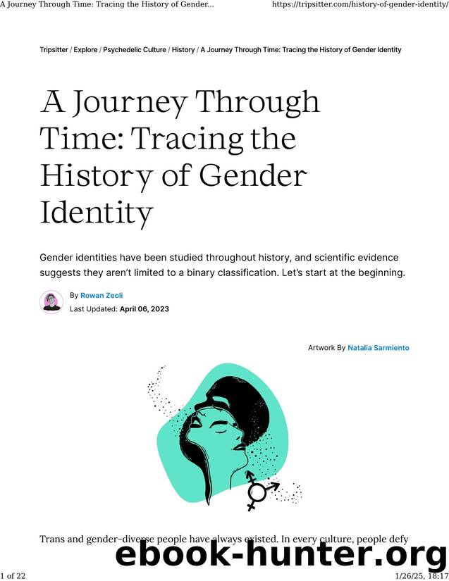 A Journey Through Time Tracing the History of Gender Identity by Tripsitter