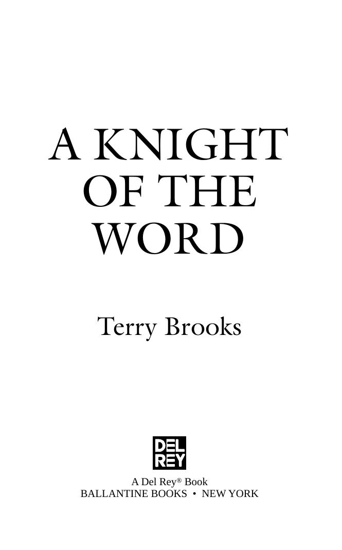 A Knight of the Word by Terry Brooks