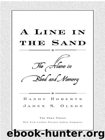 A LINE IN THE SAND by RANDY ROBERTS