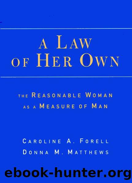 A Law of Her Own by Caroline Forell Donna Matthews