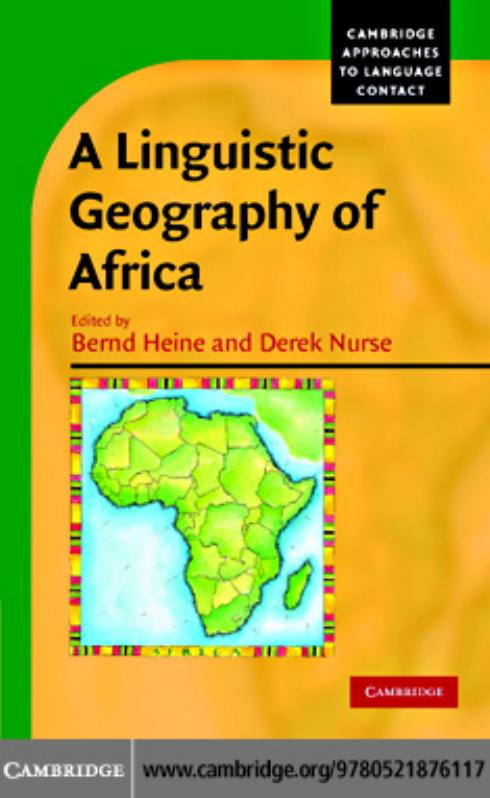 A Linguistic Geography of Africa by Bernd Heine and Derek Nurse (edt)