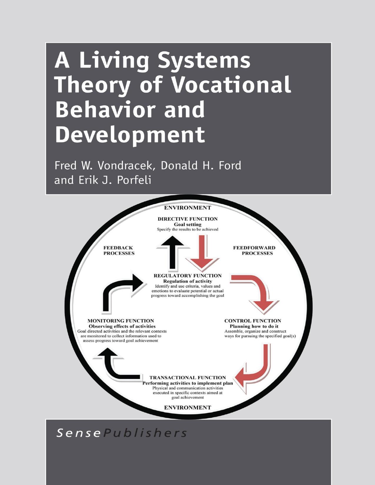 A Living Systems Theory of Vocational Behavior and Development by Fred W. Vondracek Donald H. Ford Erik J. Porfeli (auth.)