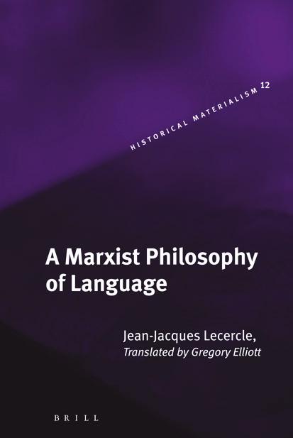 A Marxist Philosophy of Language (Historical Materialism) (2006) by Unknown