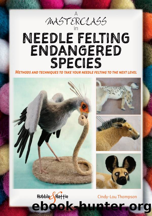 A Masterclass in needle felting endangered species by Cindy-Lou Thompson