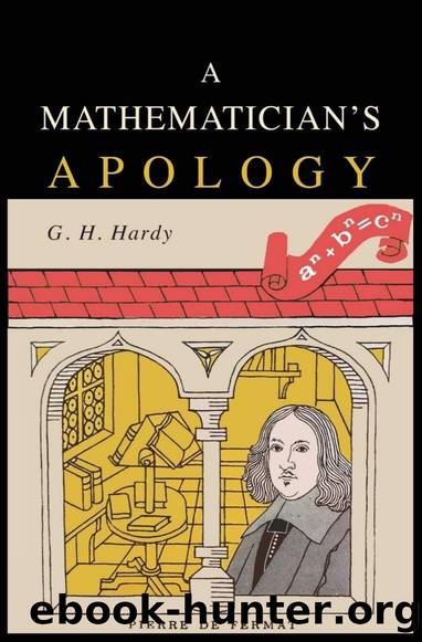 A Mathematician's Apology by G.H. Hardy
