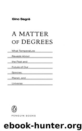 A Matter of Degrees by Gino Segrè