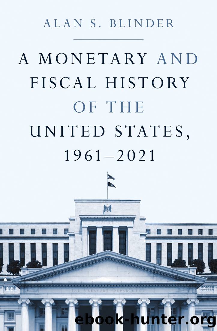A Monetary and Fiscal History of the United States, 19612021 by Alan S. Blinder;