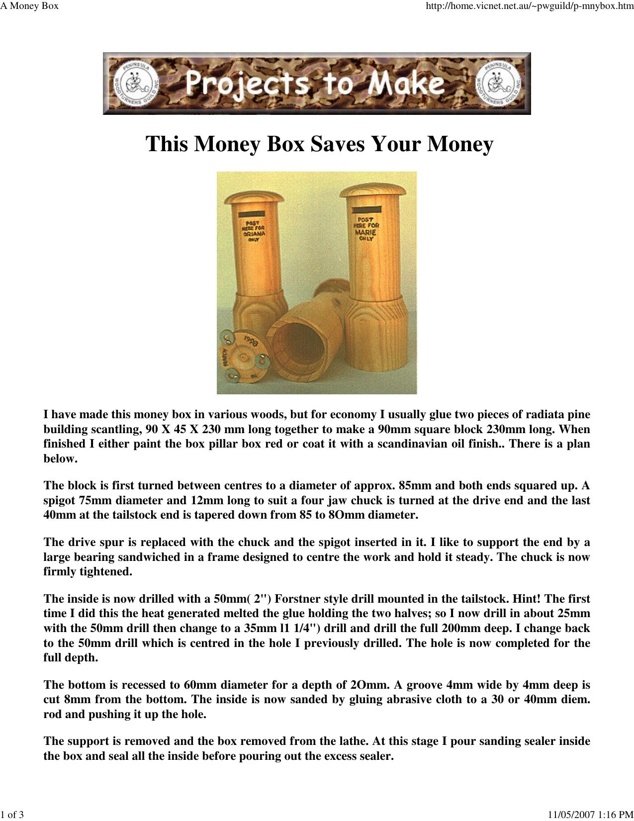 A Money Box by HP_Administrator