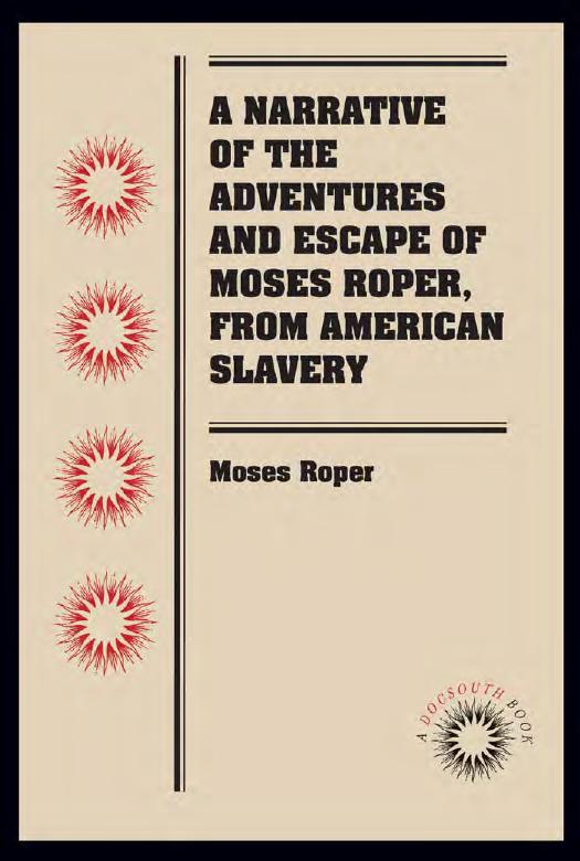 A Narrative of the Adventures and Escape of Moses Roper, from American Slavery by Moses Roper