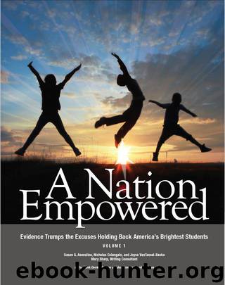 A Nation Empowered Vol. 1 by Susan G. Assouline & Nicholas Colangelo & Joyce VanTassel-Baska