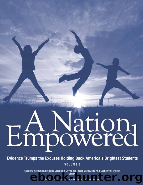 A Nation Empowered Vol. 2 by Susan G. Assouline & Nicholas Colangelo & Joyce VanTassel-Baska & Ann Lupkowski-Shoplik