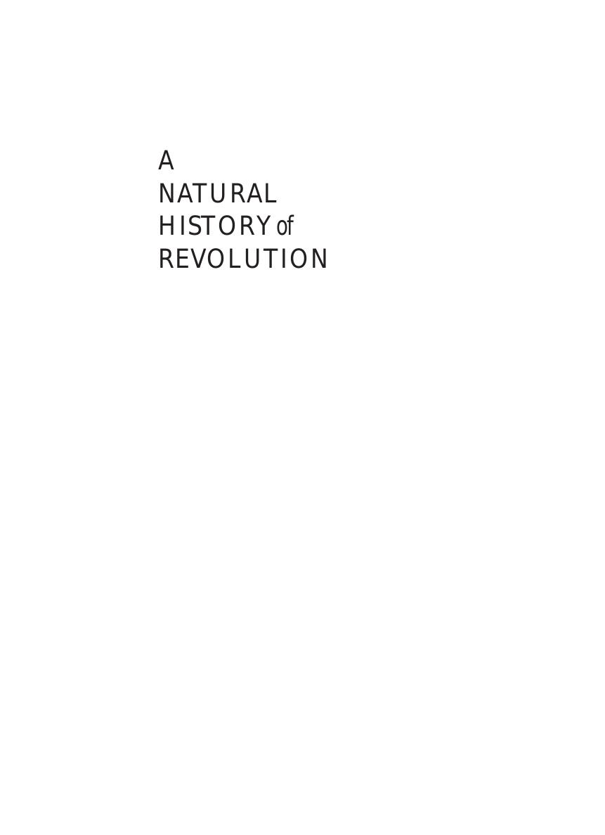 A Natural History of Revolution: Violence and Nature in the French Revolutionary Imagination, 1789â1794 by by Mary Ashburn Miller