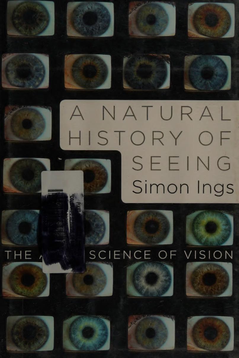 A Natural History of Seeing: The Art and Science of Vision by Simon Ings