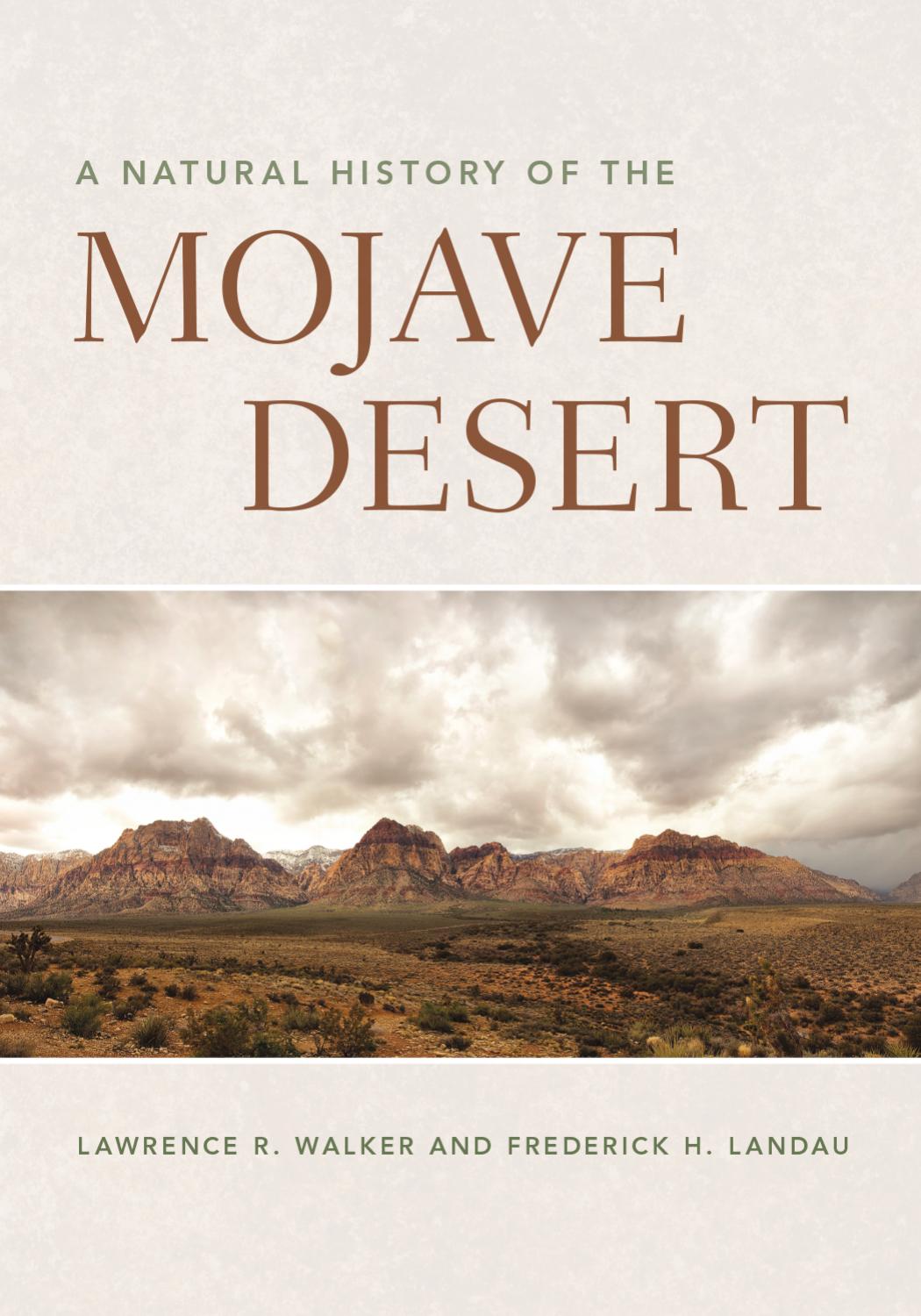 A Natural History of the Mojave Desert by Lawrence R. Walker and Frederick H. Landau