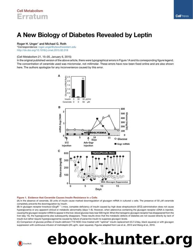 A New Biology of Diabetes Revealed by Leptin by Roger H. Unger & Michael G. Roth