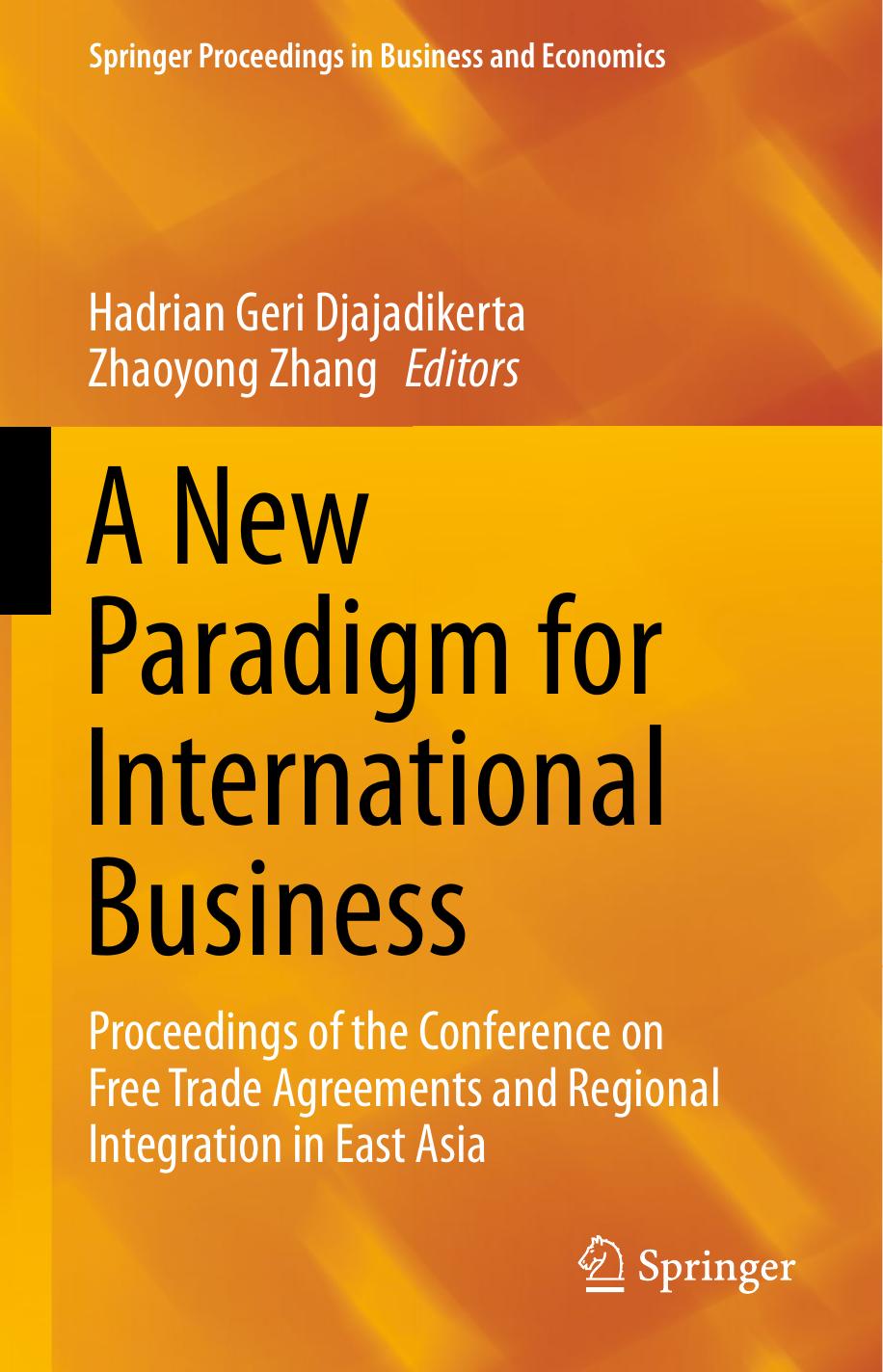 A New Paradigm for International Business by Unknow