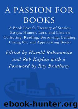 A Passion for Books by Harold Rabinowitz