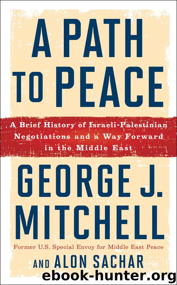 A Path to Peace by george j. mitchell alon sachar