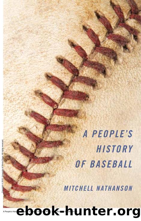 A People's History of Baseball by Mitchell Nathanson