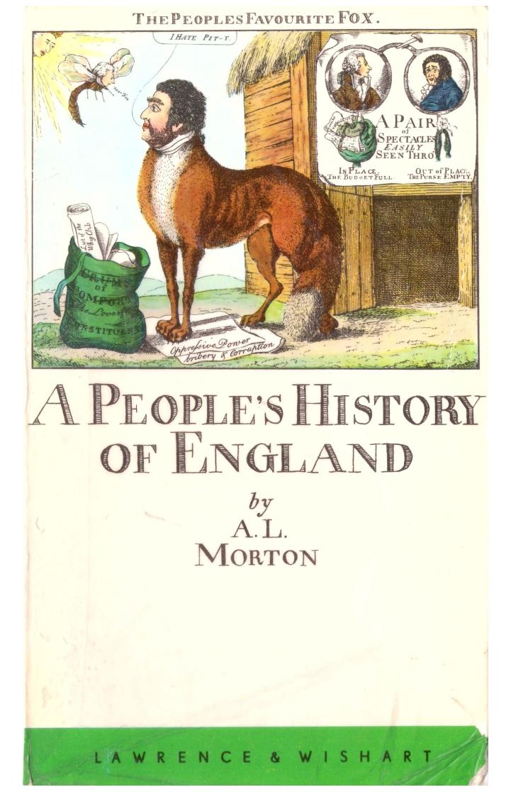 A People's History of England by A. L. Morton
