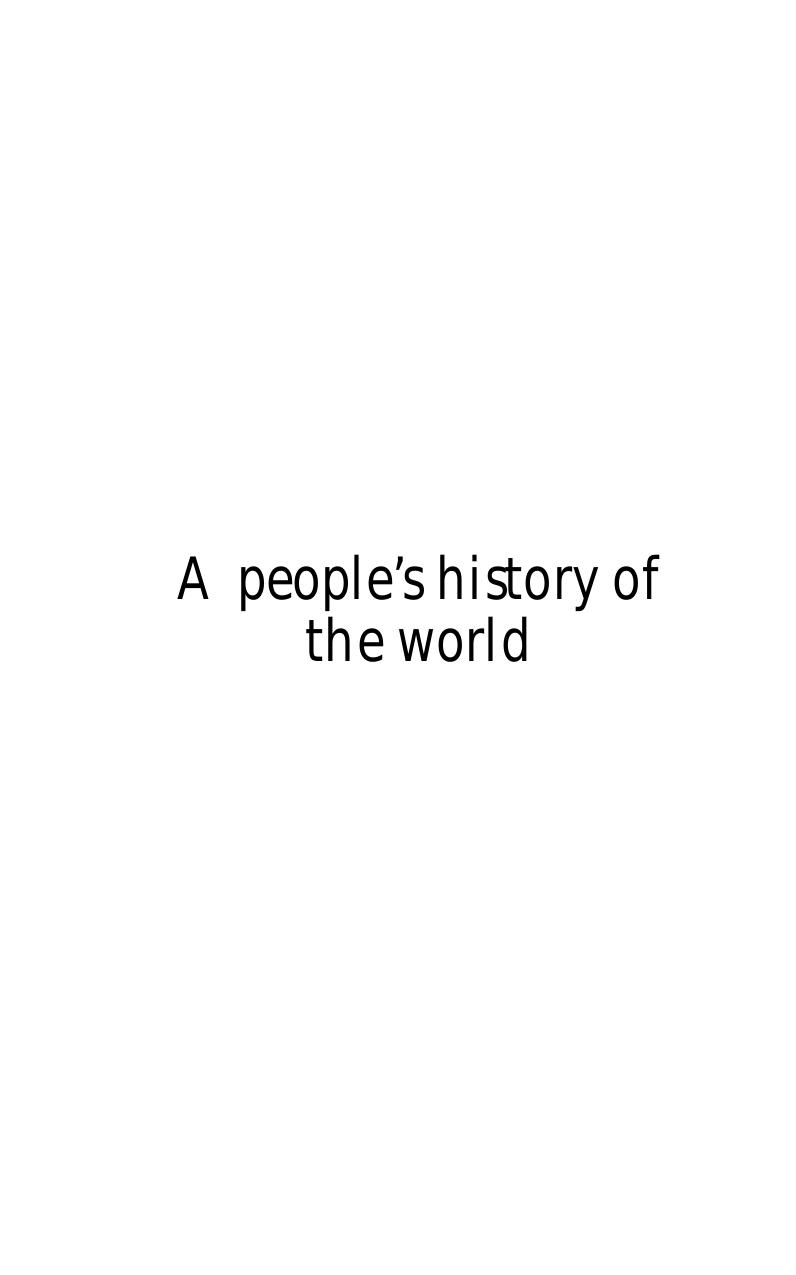 A People's History of the World by Unknown