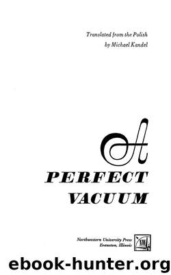 A Perfect Vacuum by Stanislaw Lem