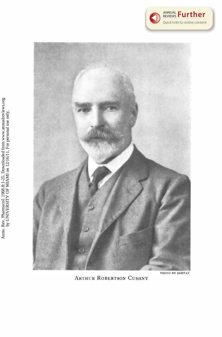 A Personal Biography of Arthur Robertson Cushny, 1866-1926 by Helen MacGillivray