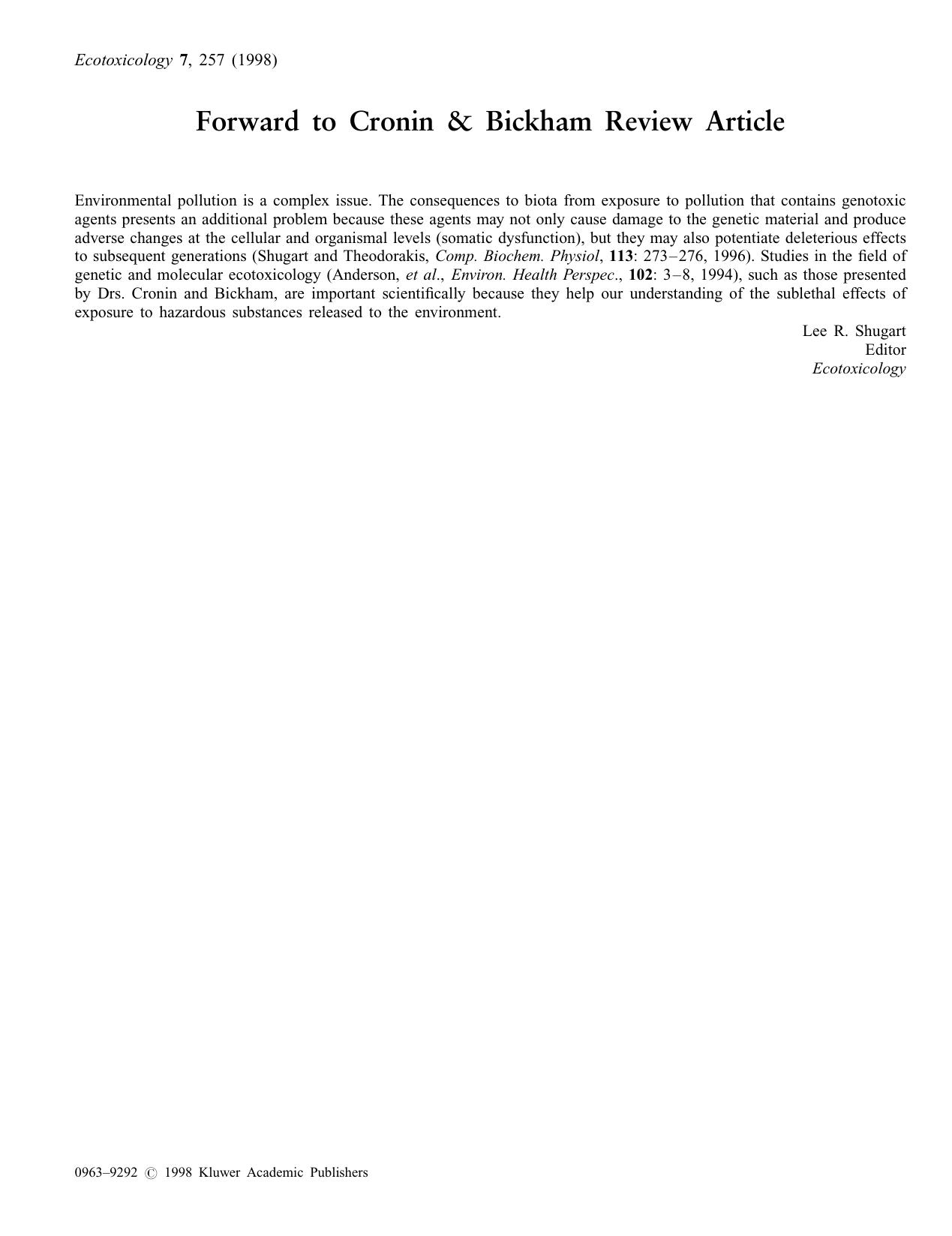 A Population Genetic Analysis of the Potential for a Crude Oil Spill to Induce Heritable Mutations and Impact Natural Populations by Unknown
