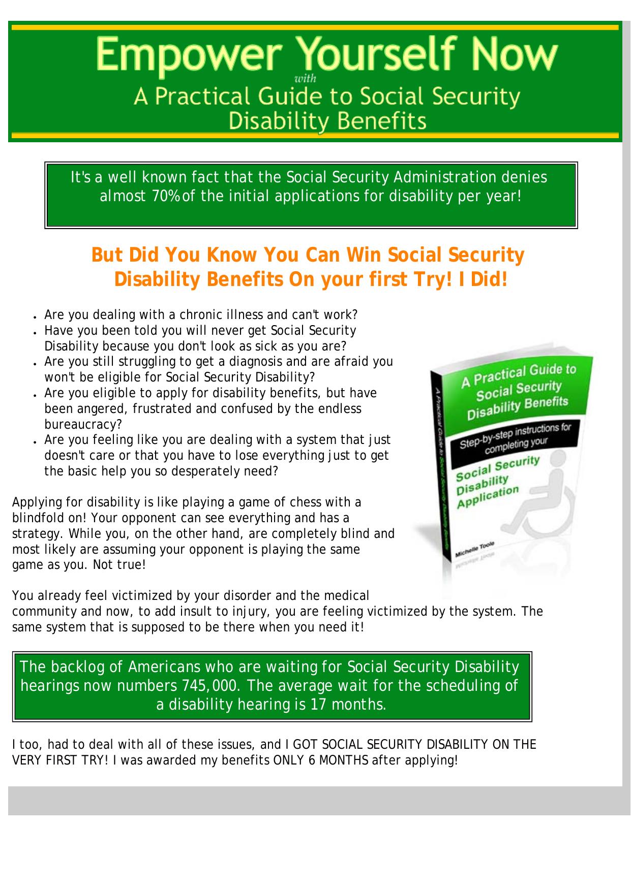 A Practical Guide To Social Security Disability. by Best of Kuszter's Collection