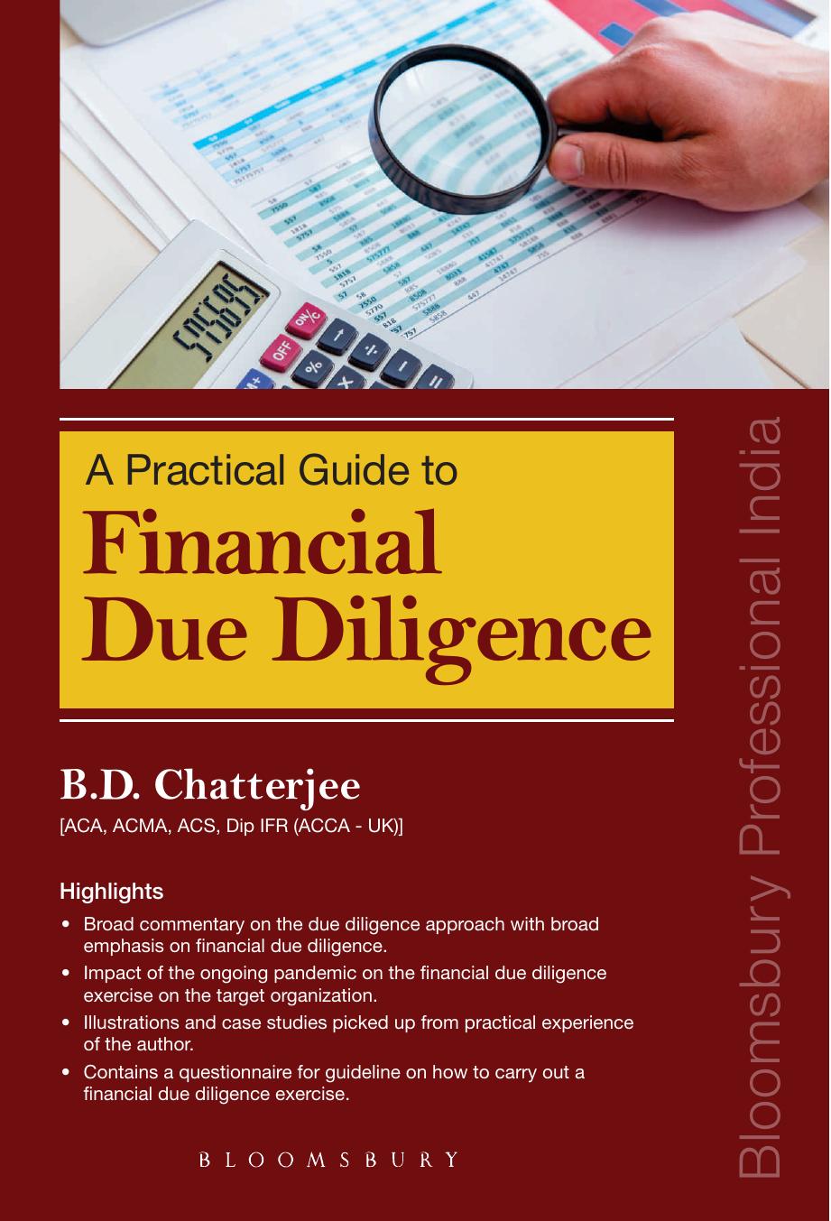 A Practical Guide to Financial Due Diligence by B. D. Chatterjee