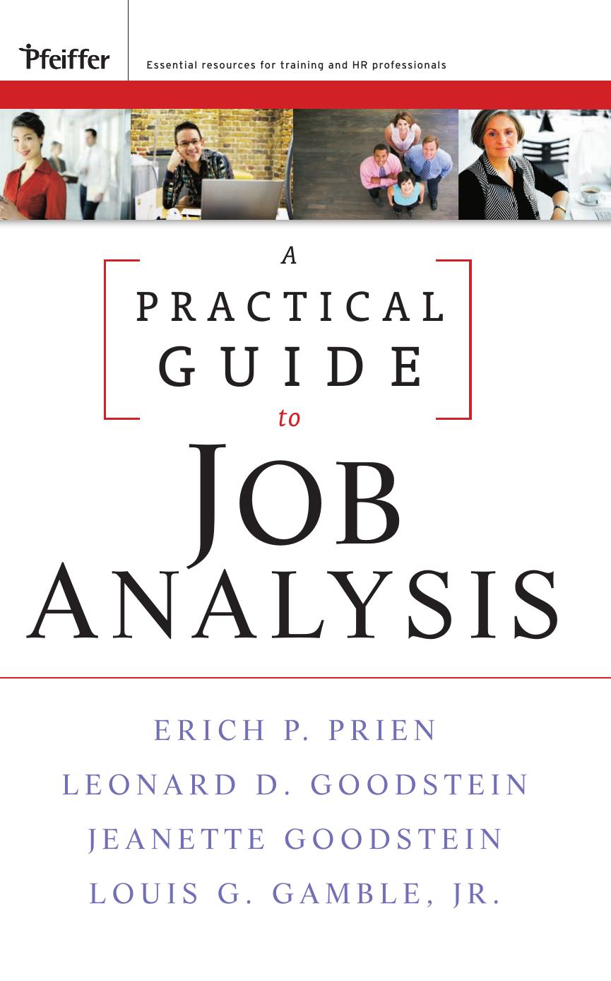 A Practical Guide to Job Analysis by Eric P. Prien