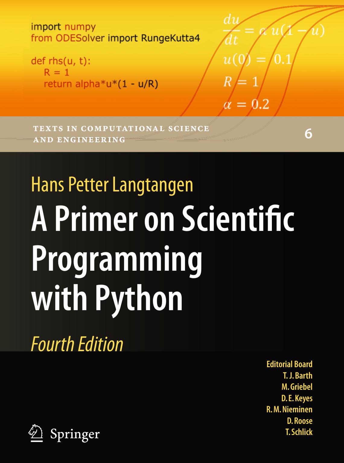 A Primer on Scientific Programming with Python (4th edition) (Repost) by Hans Petter Langtangen