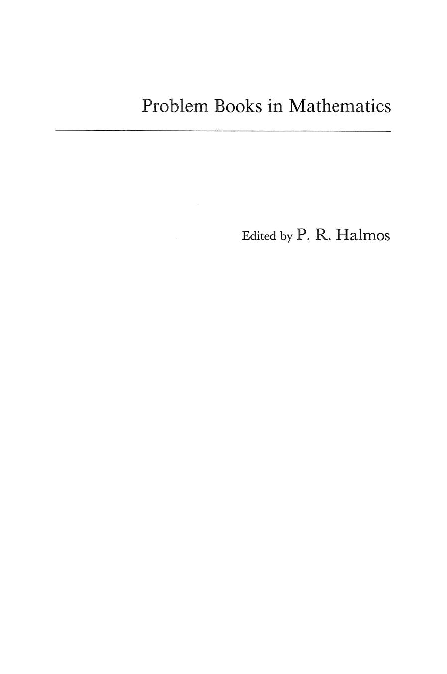 A Problem Seminar by Donald J. Newman (auth.)