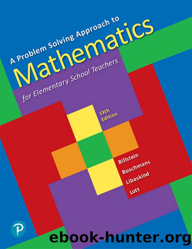 A Problem Solving Approach to Mathematics for Elementary School Teachers by Zamzar