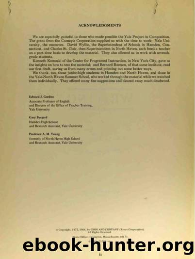 A Programmed Approach to Writing (1972) by Unknown