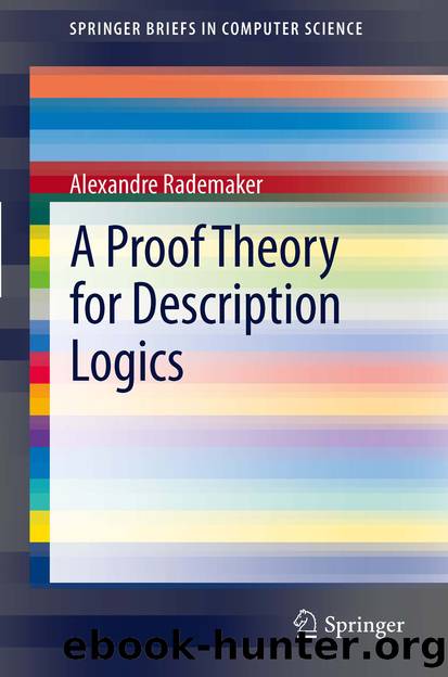 A Proof Theory for Description Logics by Alexandre Rademaker