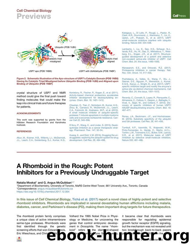 A Rhomboid in the Rough: Potent Inhibitors for a Previously Undruggable Target by Natalia Moskal & G. Angus McQuibban