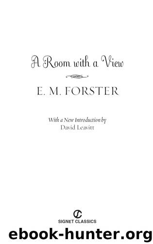 A Room With a View by E. M. Forster & David Leavitt