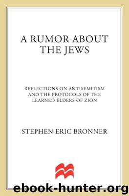 A Rumor About the Jews by Stephen Eric Bronner