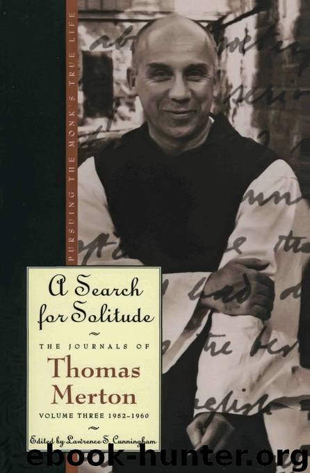A Search for Solitude by Thomas Merton