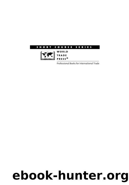 A Short Course in International Entrepreneurial Trade by Edward Hinkelman