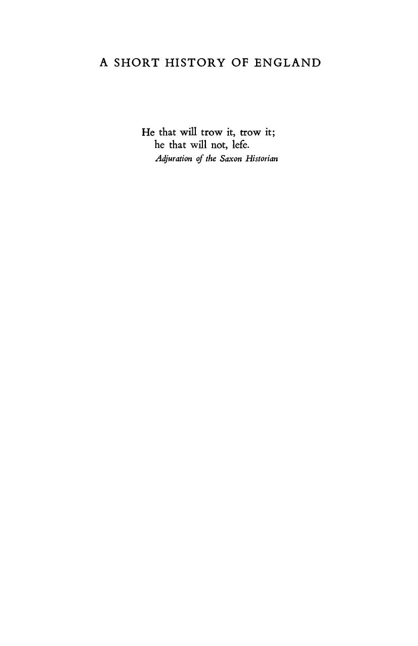 A Short History of England by R. J. A. White